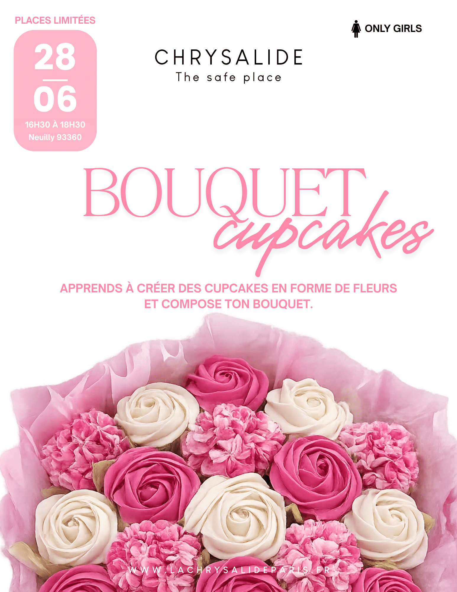 Bouquet Cupcakes Fleurs