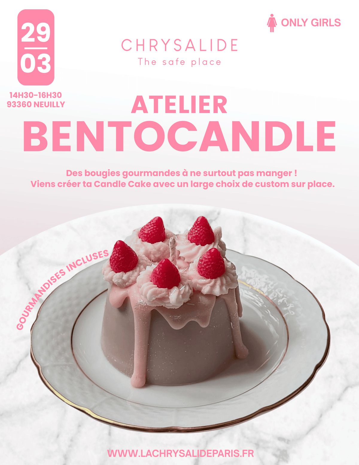 Atelier Bento Candle - La Chrysalide Paris