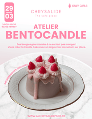 Atelier Bento Candle - La Chrysalide Paris