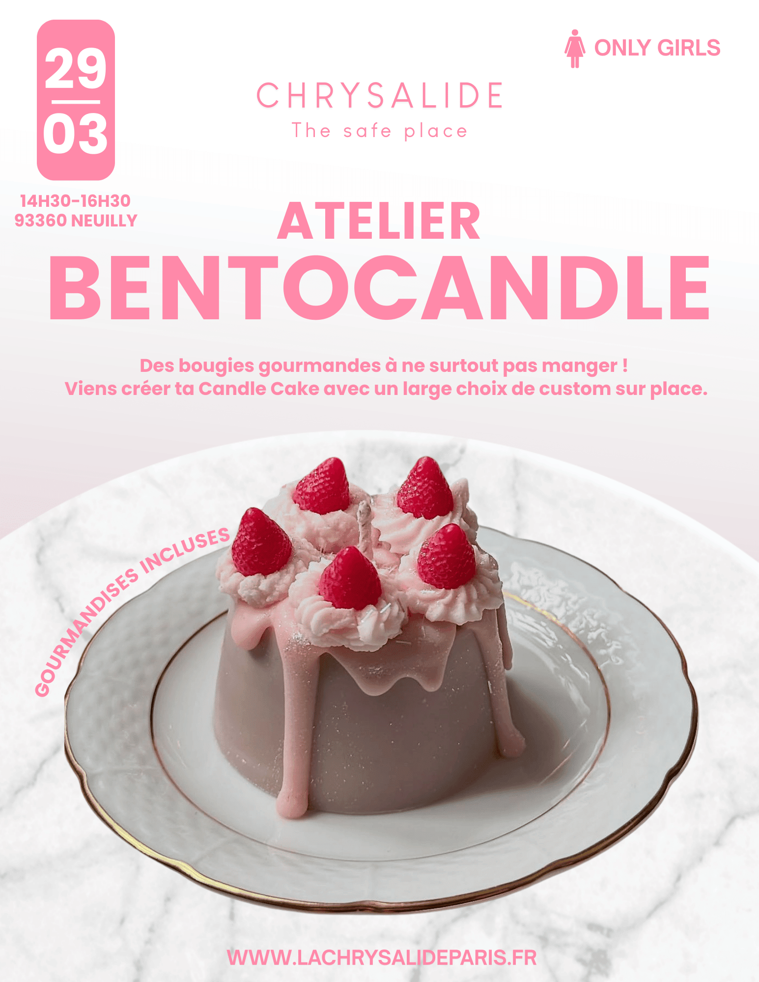 Atelier Bento Candle - La Chrysalide Paris