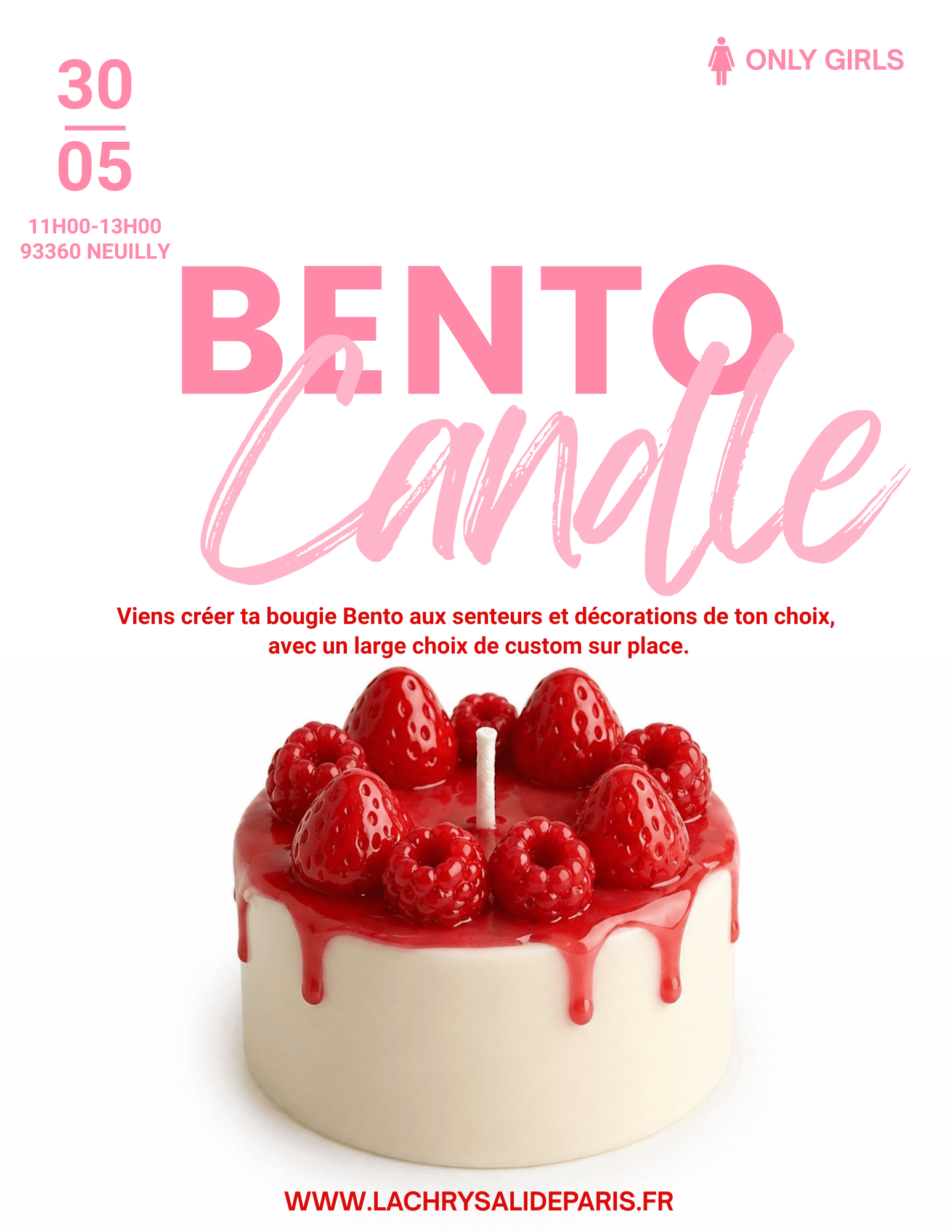 Atelier Bento Candle - La Chrysalide Paris