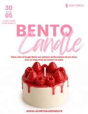 Atelier Bento Candle - La Chrysalide Paris