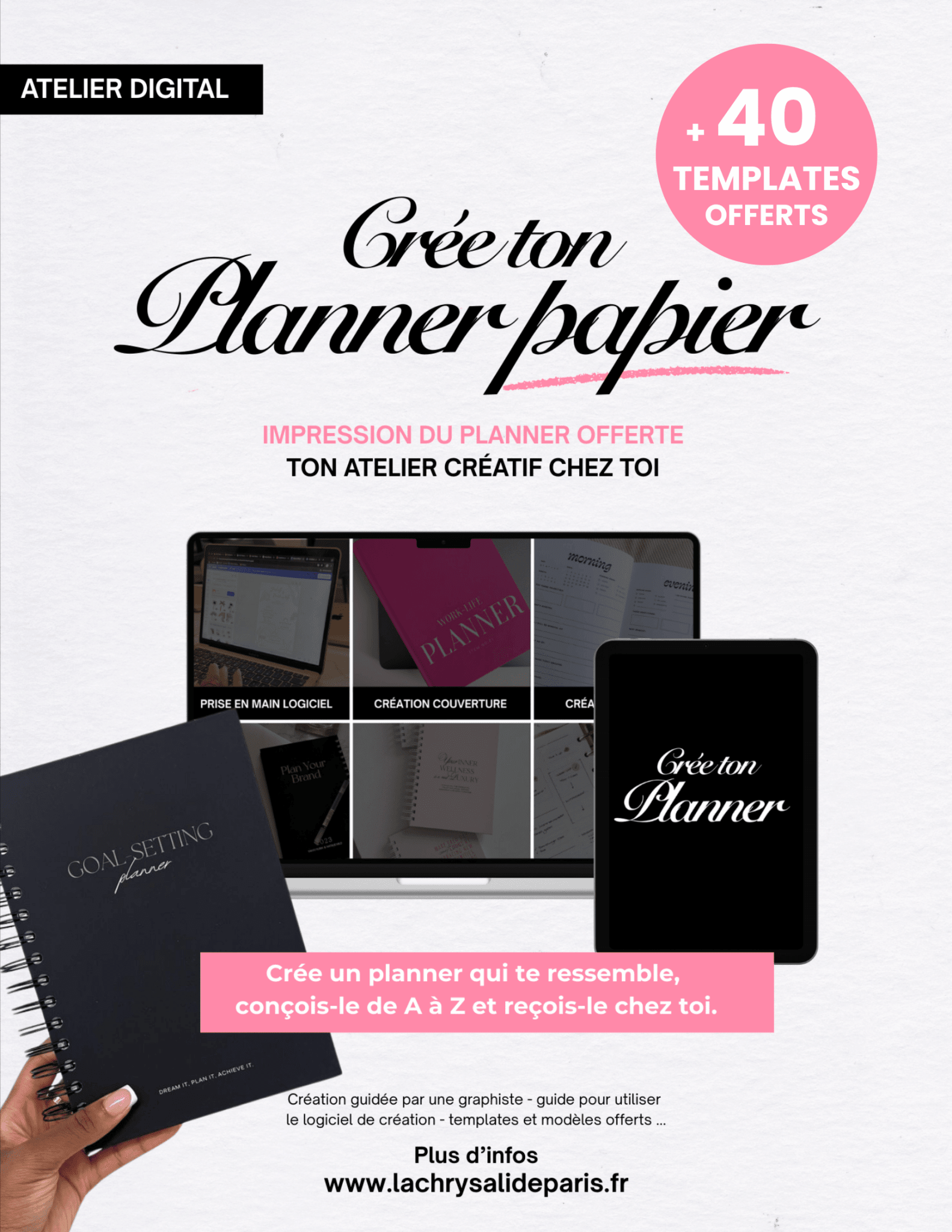 Atelier Création Planner Papier - La Chrysalide Paris