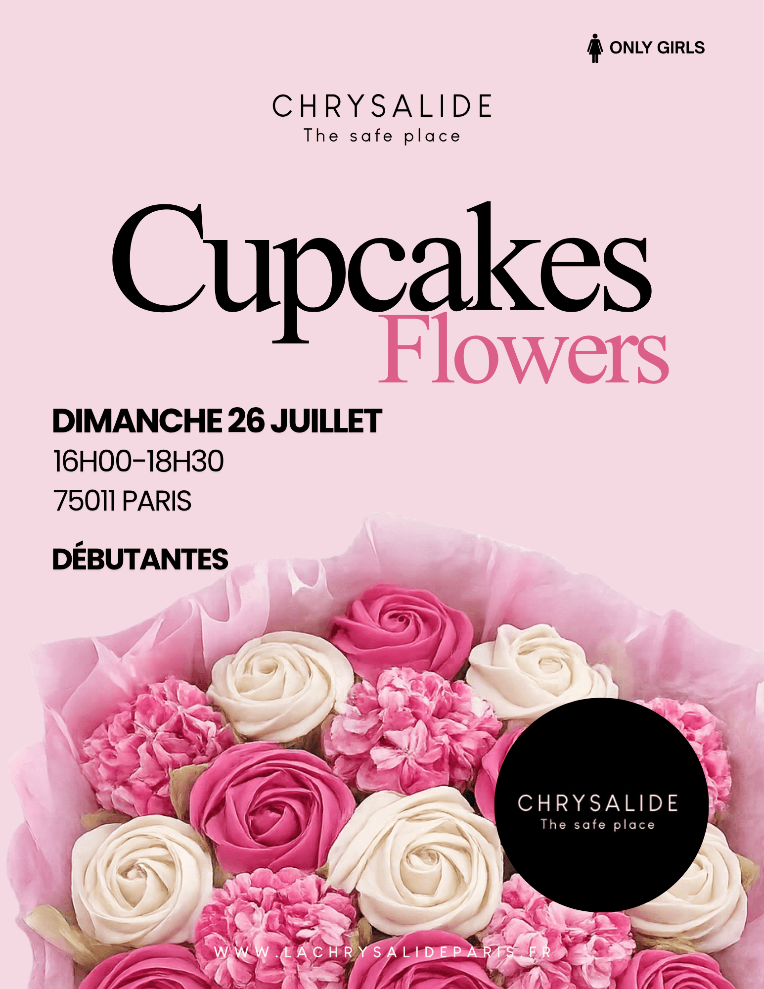 Cupcakes & Flowers - La Chrysalide Paris