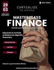 Masterclass Finance - La Chrysalide Paris