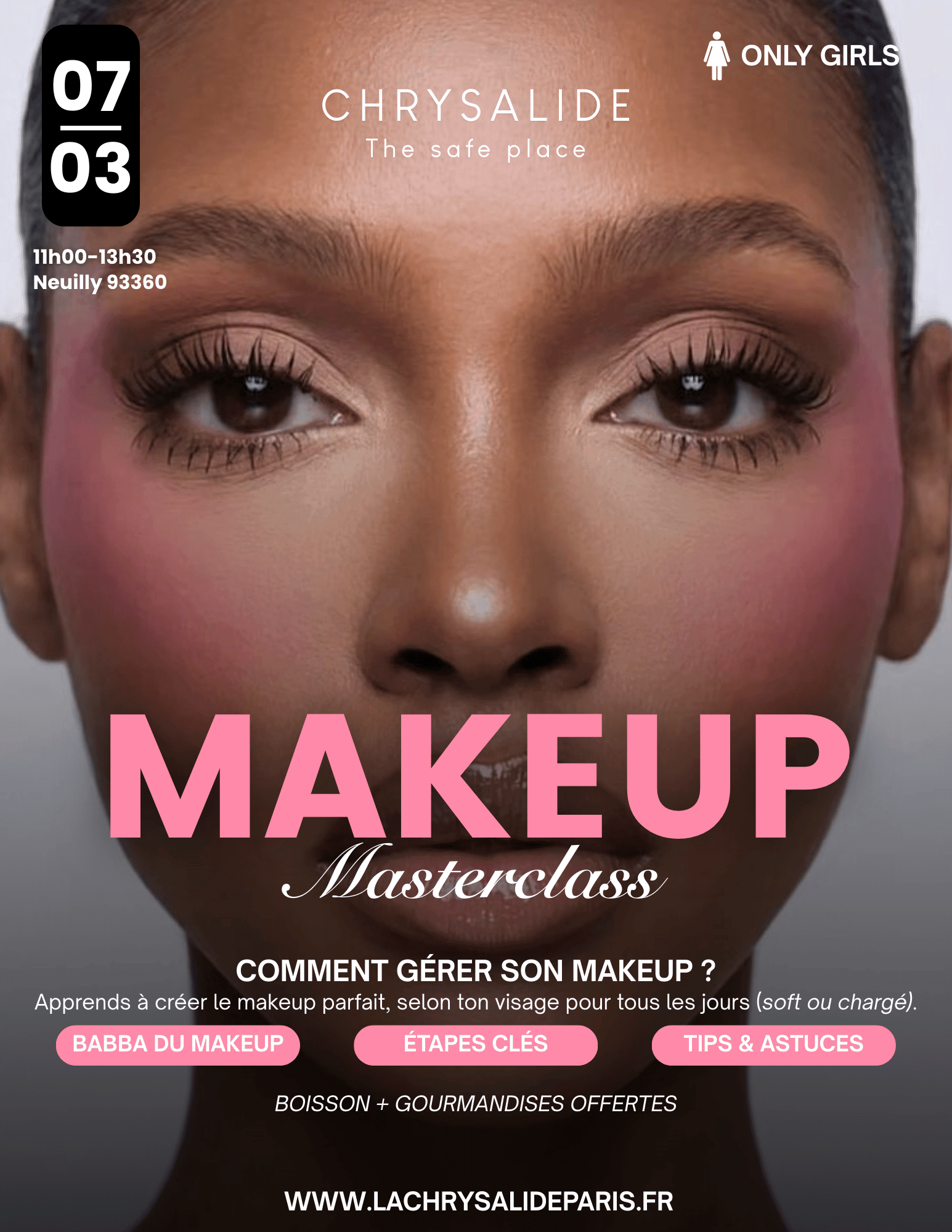 MASTERCLASS MAKEUP - La Chrysalide Paris