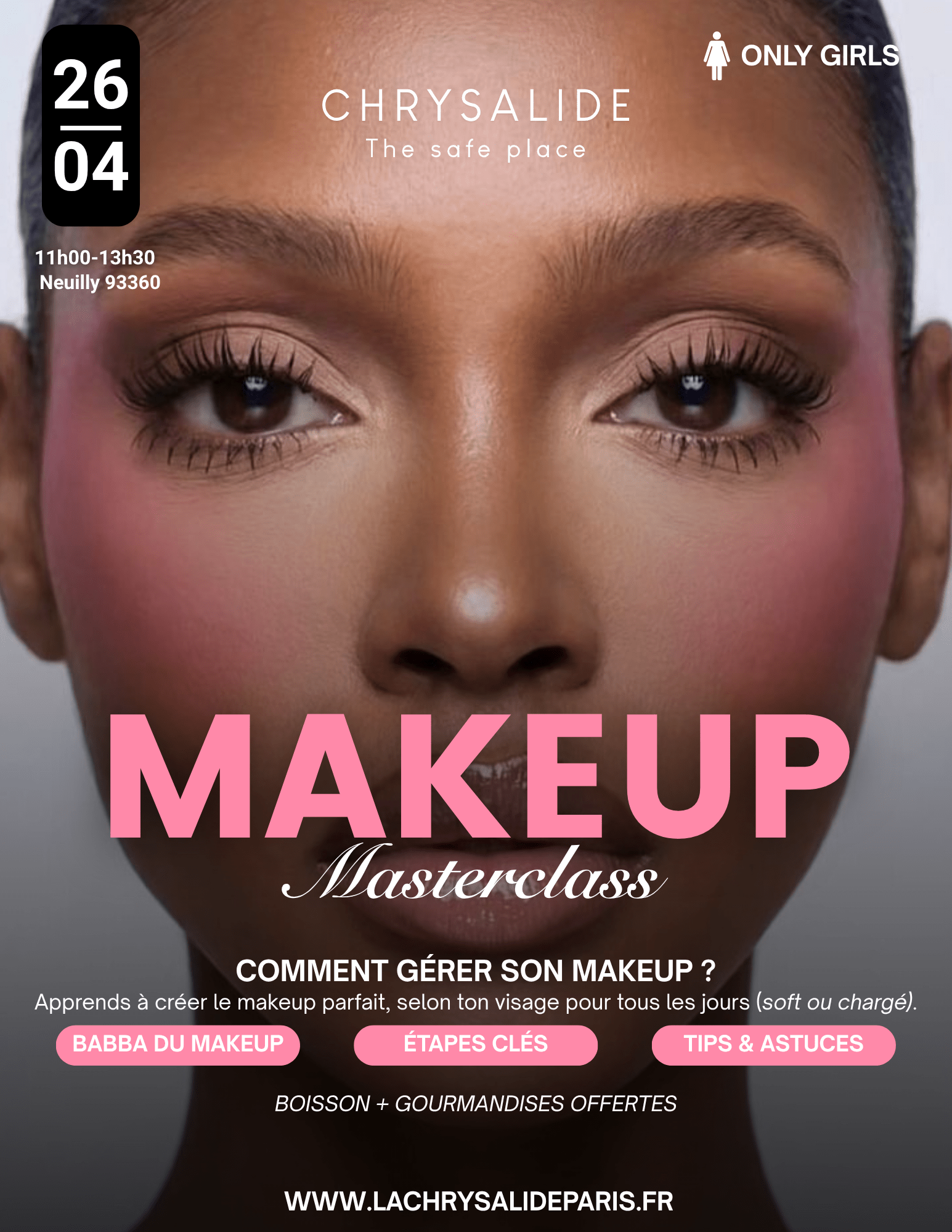 MASTERCLASS MAKEUP - La Chrysalide Paris