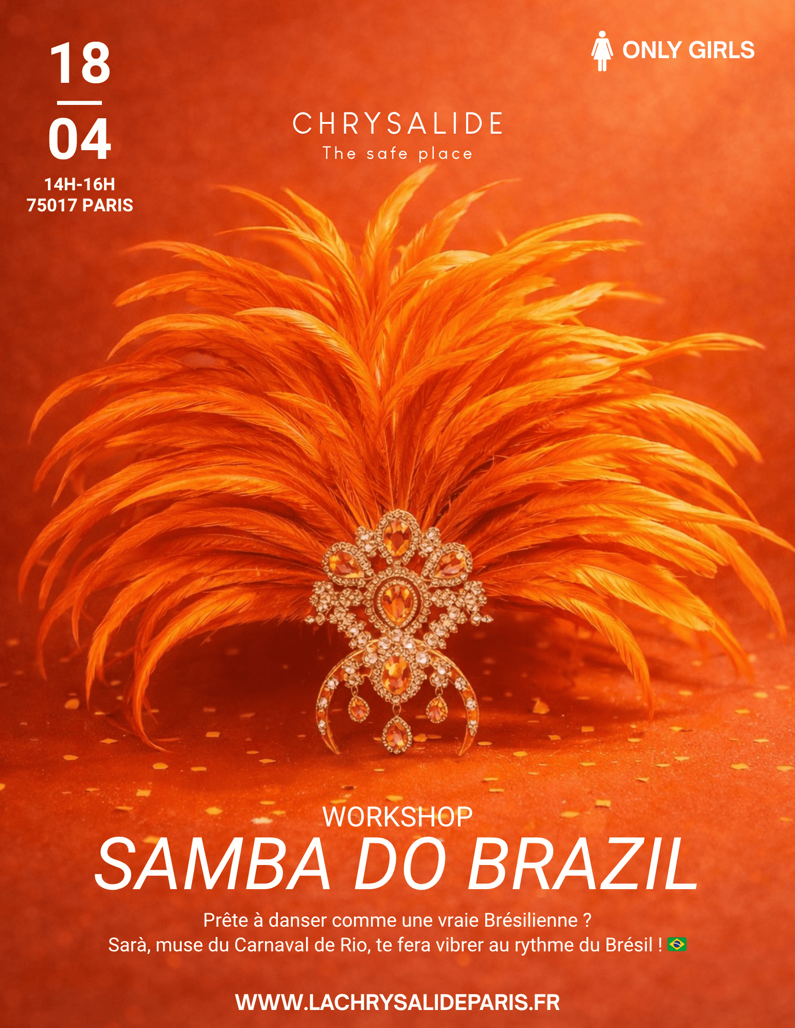 Workshop Samba 🇧🇷 - La Chrysalide Paris